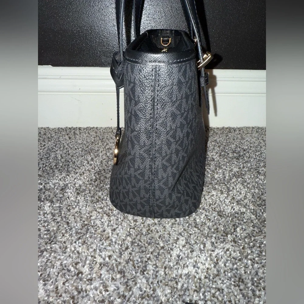 Michael Kors MK logo mini tote with logo crossbody strap